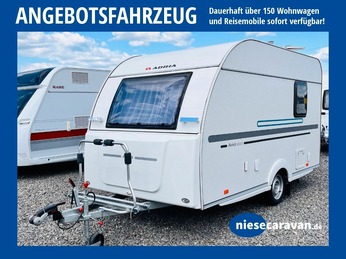 Adria AVIVA 360 DD 2 SITZGRUPPEN DUSCHE SAT TV MARKISE