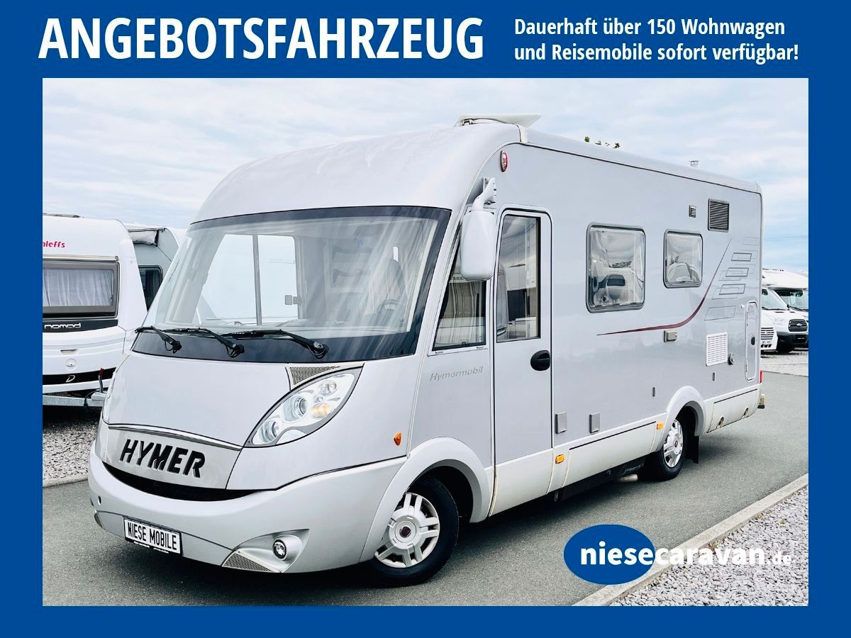 HYMER / ERIBA / HYMERCAR B 524 SL SAT TV EINZEL-QUERBETT 3,0L