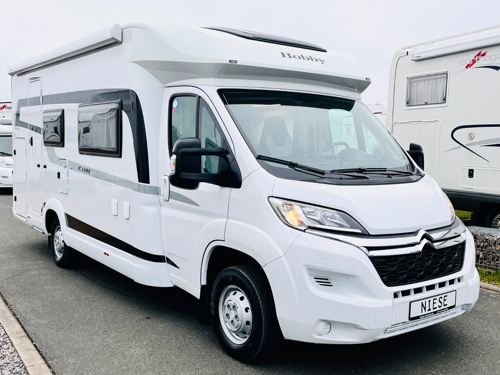 Fahrzeugabbildung Hobby Optima Ontour T65 HKM IC-LINE SAT TV SOLAR